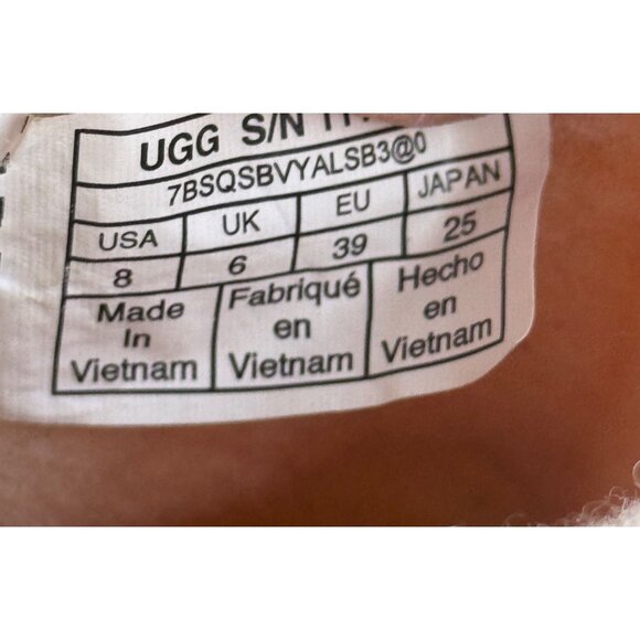 Ugg Shoes Womens Size 8 Natural Tan Classic Clear Mini Boots Waterproof Outdoors - Picture 3 of 11